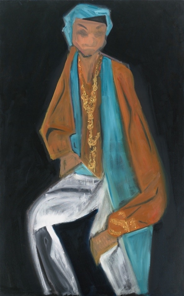 Contemporary painting - Oil paint : Ray dressed as a Turk